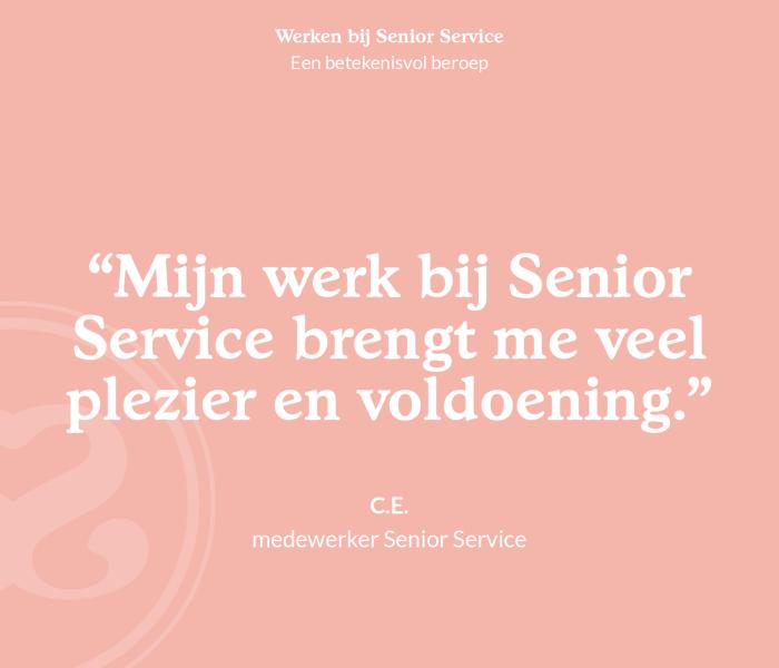 Quote van medewerker C.E.