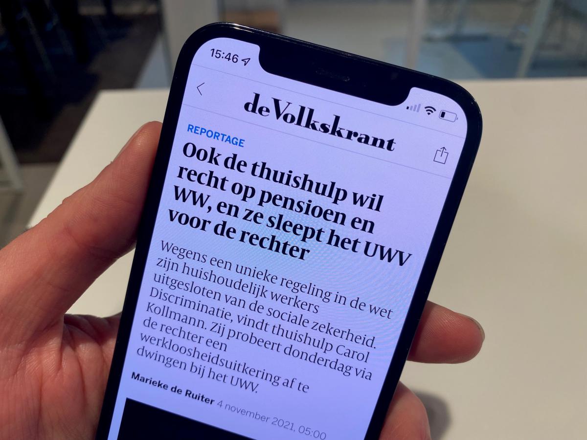 Thuishulp_Volkskrant