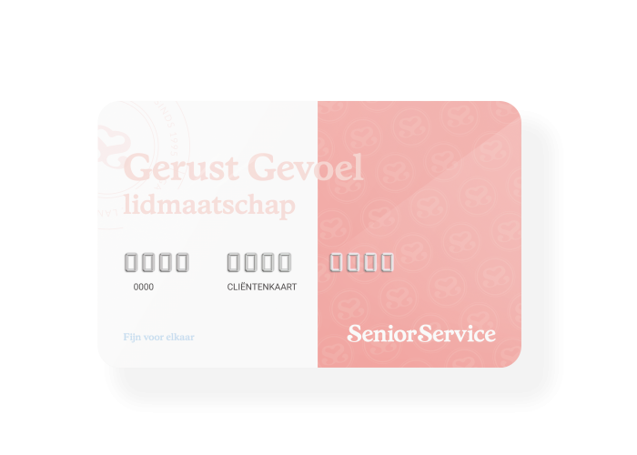 Senior Service cliëntenkaart