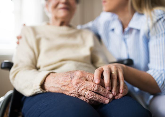 Thuishulp met senior