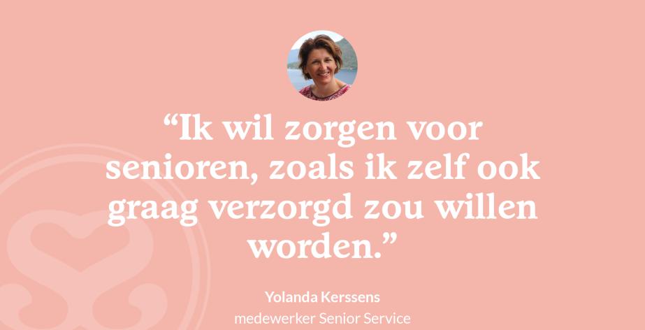 Quote van medewerker Yolanda