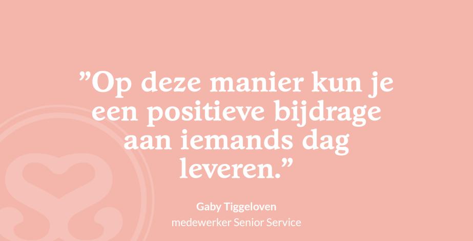 Quote van medewerker Gaby